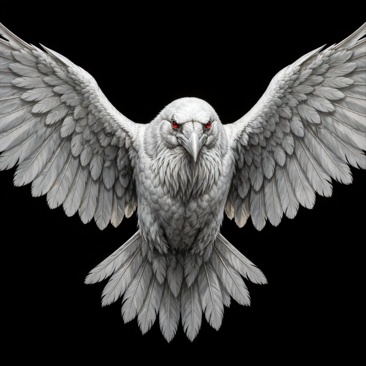 Vire the albino raven design